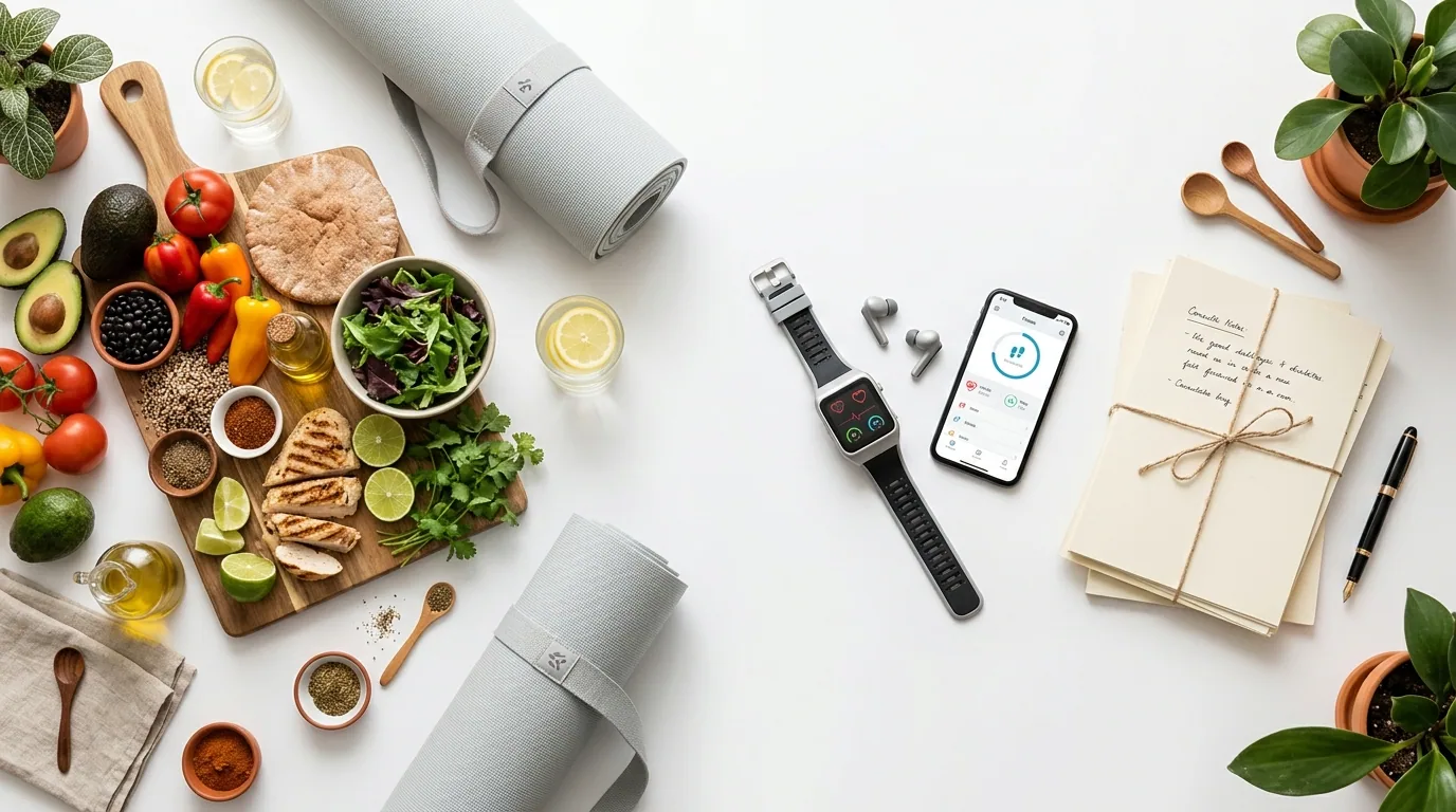 Hábitos saludables y control de la diabetes tipo 2