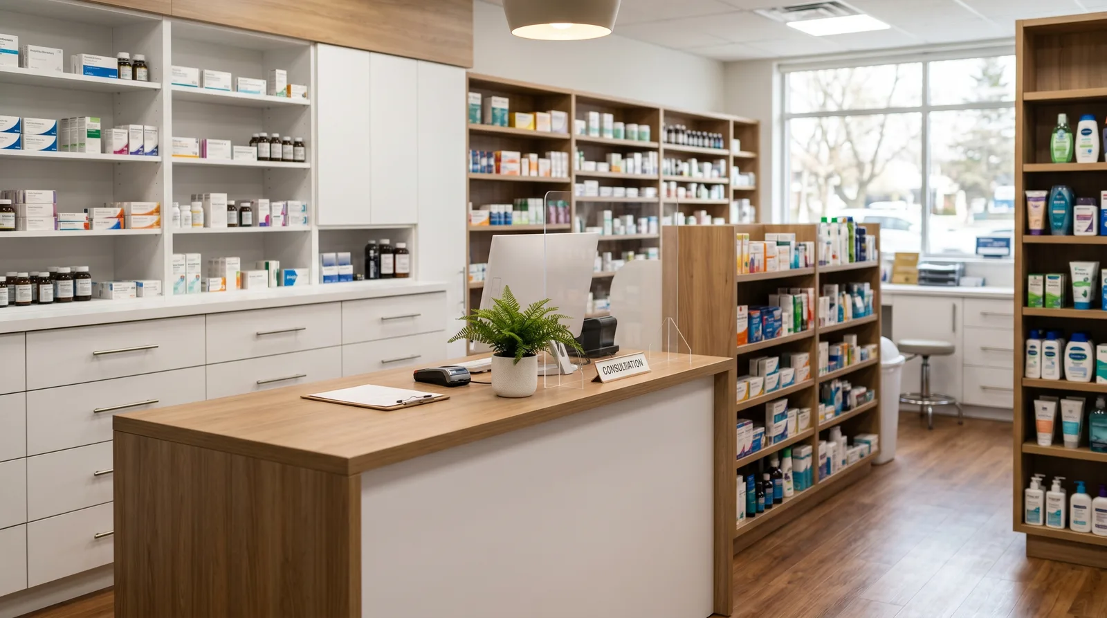 Sucursal de Farmacias Guadalajara con anaqueles de suplementos en México