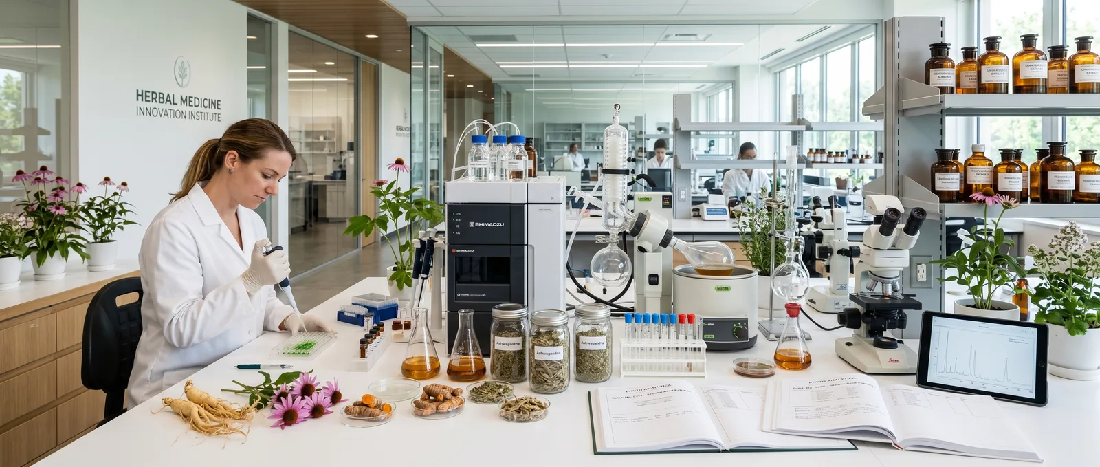 Laboratorio y almacén de suplementos con control de calidad